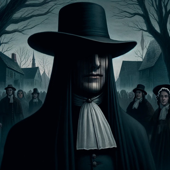 Minister Wearing a Black Veil